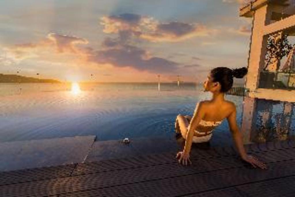 Le Hoang Beach Hotel Danang Bagian luar foto