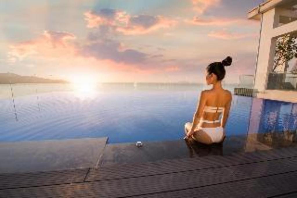 Le Hoang Beach Hotel Danang Bagian luar foto